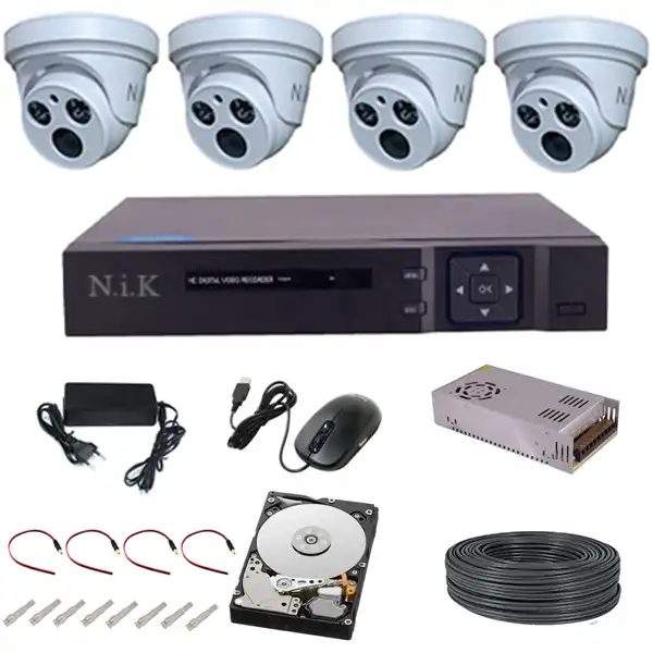 سیستم امنیتی آنالوگ ان آی کی مدل 5MP