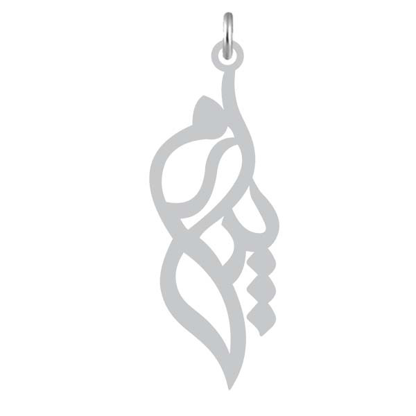 آویز گردنبند نقره کرابو طرح پدرام مدل Kn2-1091