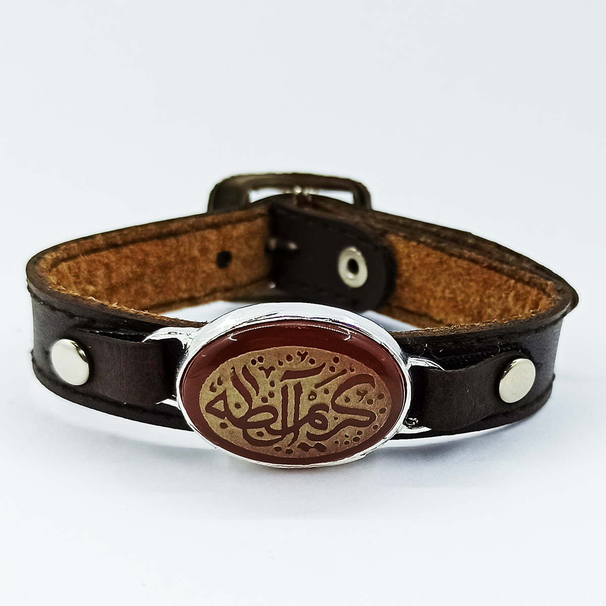 دستبند مردانه سلین کالا مدل عقیق خطی کد ce-As19
