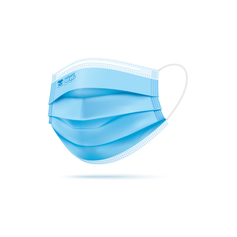 ماسک تنفسی مدل حیات مدل PKG 50011 بسته 50 عددی