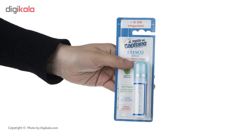 اسپری خوشبو کننده دهان پاستا دل کاپیتانو مدل Menta Fredda حجم 15 میلی لیتر