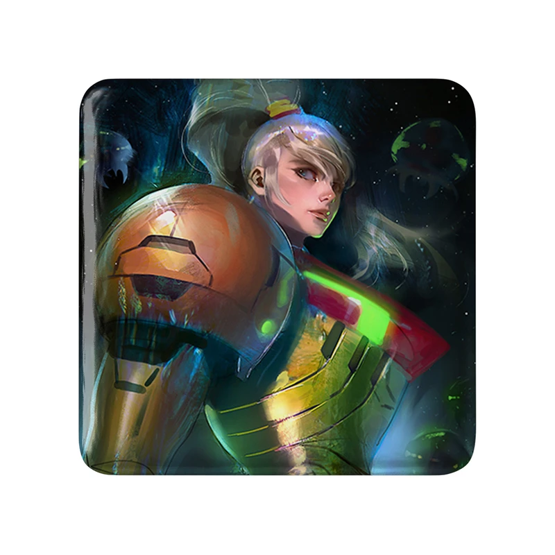 مگنت خندالو طرح بازی متروید (Metroid) مدل مربعی کد 35684