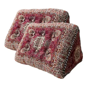 پشتی ترمه مدل الماس کد 10096بسته 2 عددی