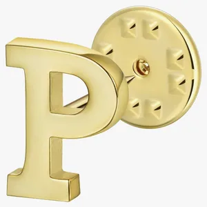 سنجاق سینه دست ساز زنانه مدل حرف P