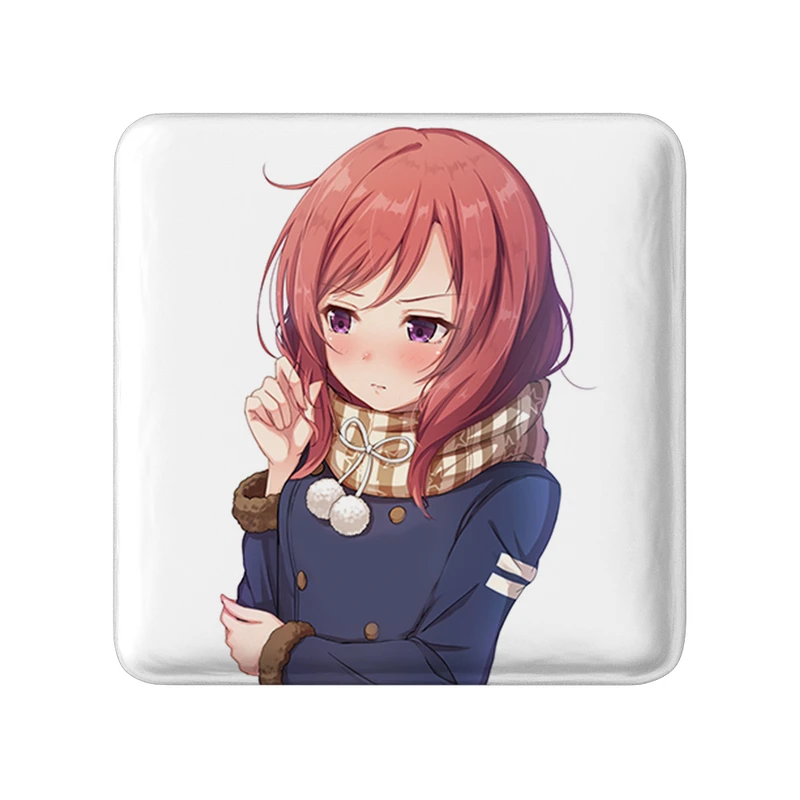 مگنت خندالو طرح ماکی نیشیکینو انیمه لاو لایو Love Live  مدل مربعی کد 18265