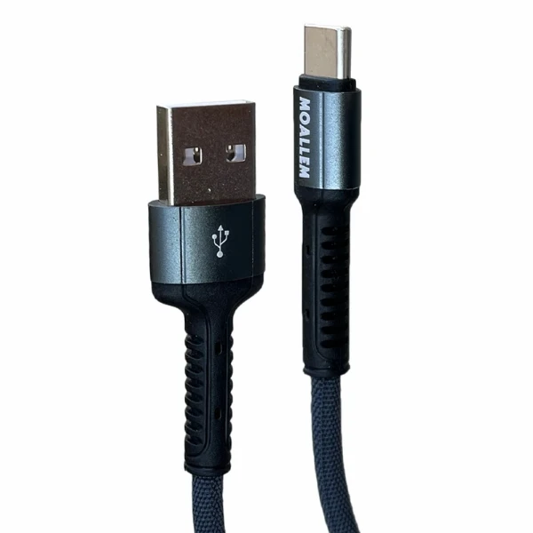 کابل تبدیل USB به USB-C معلم مدل Galaxy A22 طول یک متر