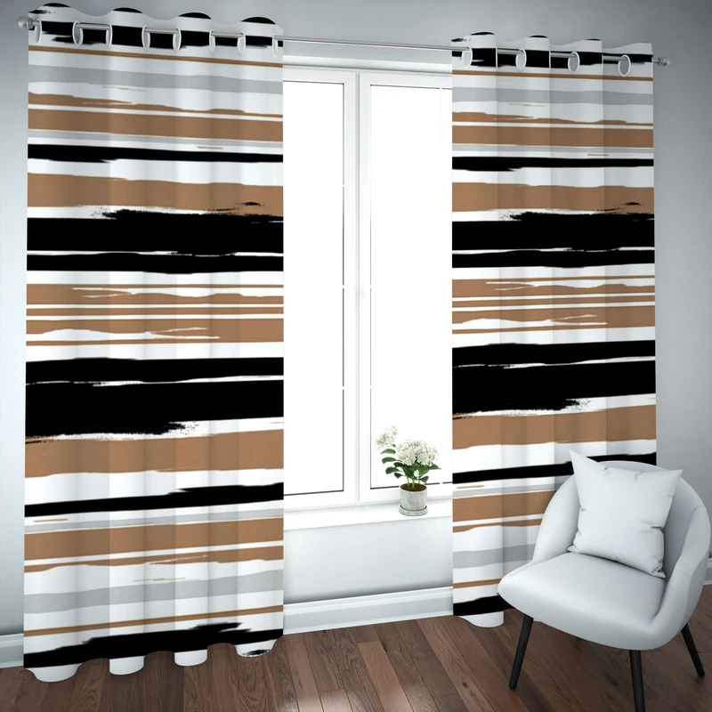 پرده مدل چاپی هازان سایز 300×150 سانتی متر 