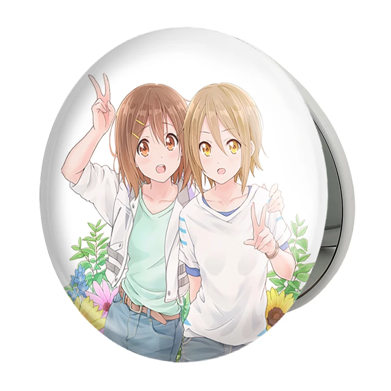 آینه جیبی خندالو طرح یویی و ریتسو انیمه كي اون مدل تاشو کد 34148