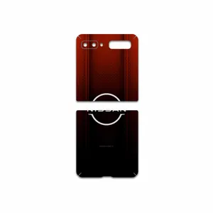 MAHOOT Nissan-Logo Cover Sticker for Samsung Galaxy Z Flip
