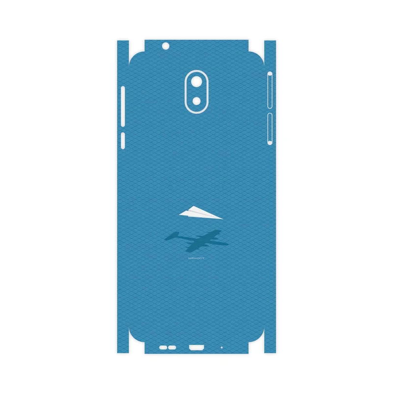 برچسب پوششی ماهوت مدل Minimal Paper Airplane-FullSkin مناسب برای گوشی موبایل نوکیا 3.1