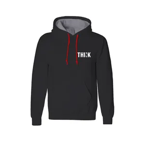 هودی مردانه مدل Think کد K42 رنگ مشکی