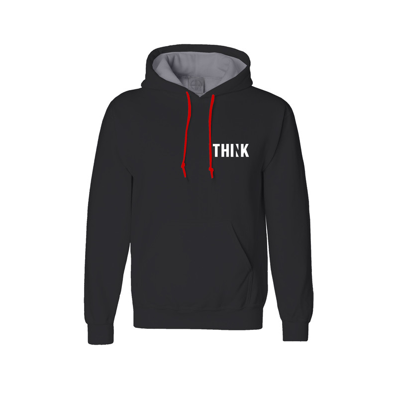 هودی مردانه مدل Think کد K42 رنگ مشکی