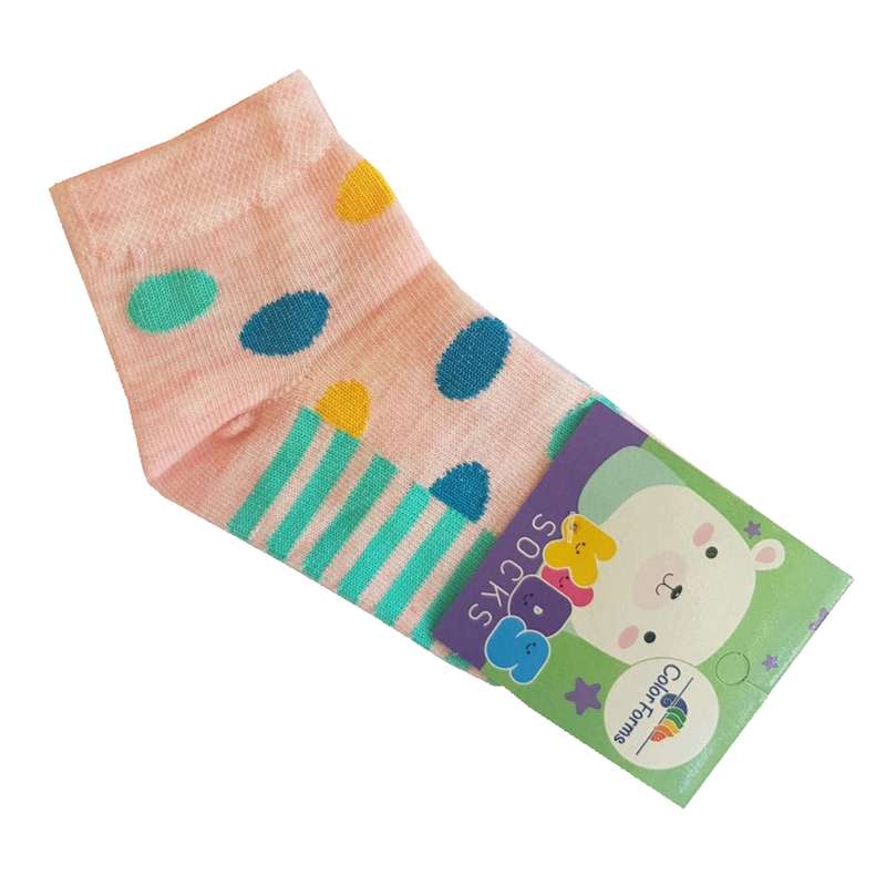 جوراب دخترانه کالر فورمز مدل توپی کد H01