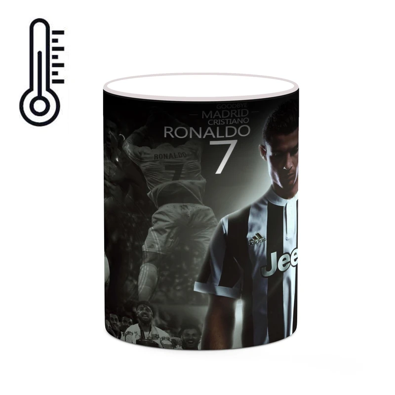 ماگ حرارتی کاکتی طرح Ronaldo رونالدو مدل mgh43118