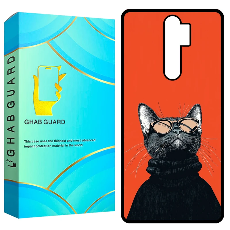 کاور قاب گارد طرح گربه مدل GCHPN8P مناسب برای گوشی موبایل شیائومی Redmi Note 8 Pro