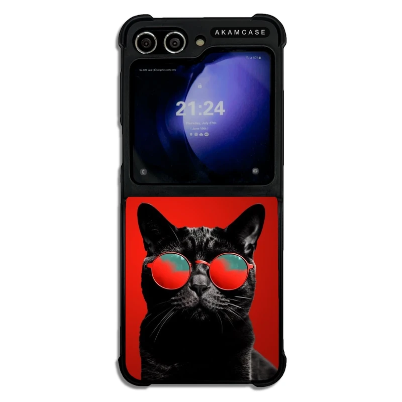 کاور آکام مدل AMC-WSGZFLIP5-CATS3 مناسب برای گوشی موبایل سامسونگ Galaxy Z Flip 5