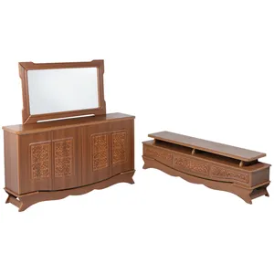 آینه و کنسول مدل SORENA 101-303 به همراه میز تلویزیون
