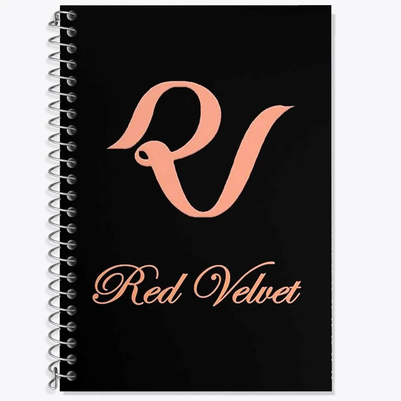 دفتر زبان 50 برگ خندالو مدل دو خط طرح گروه رد ولوت Red Velvet کد 13023