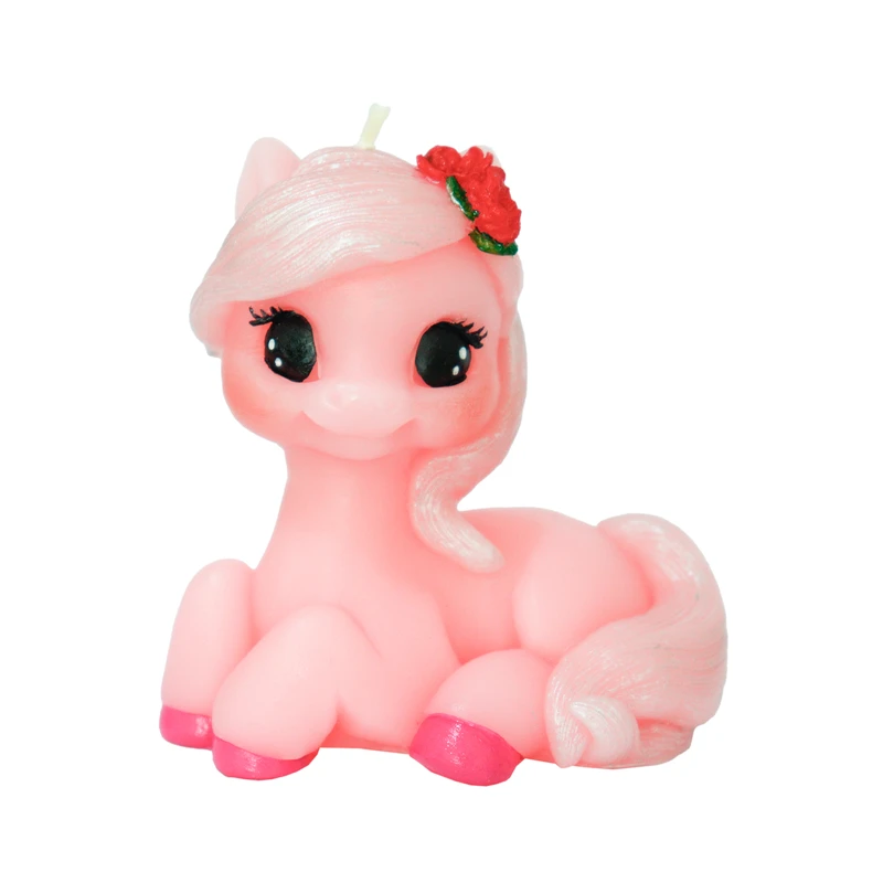 شمع دست‌ساز بدون‌بو مدل اسب زمان اتمام 5 ساعت