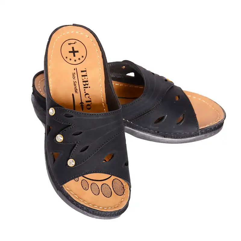 دمپایی زنانه مدل برگ 1400