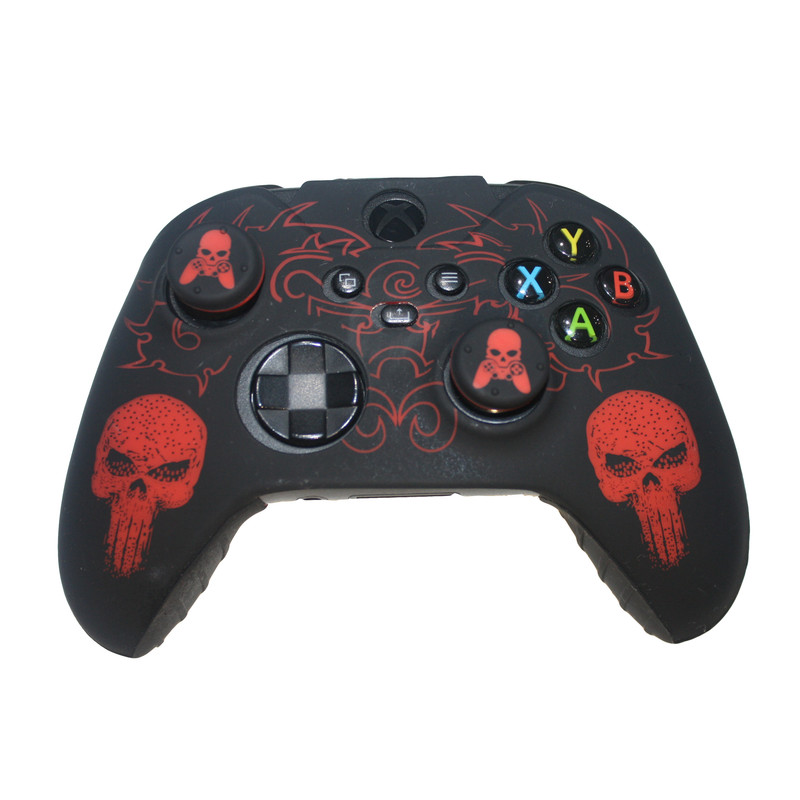 محافظ دسته ایکس باکس سری S/X مدل CONTROLLER punisher 002 به همراه روکش آنالوگ