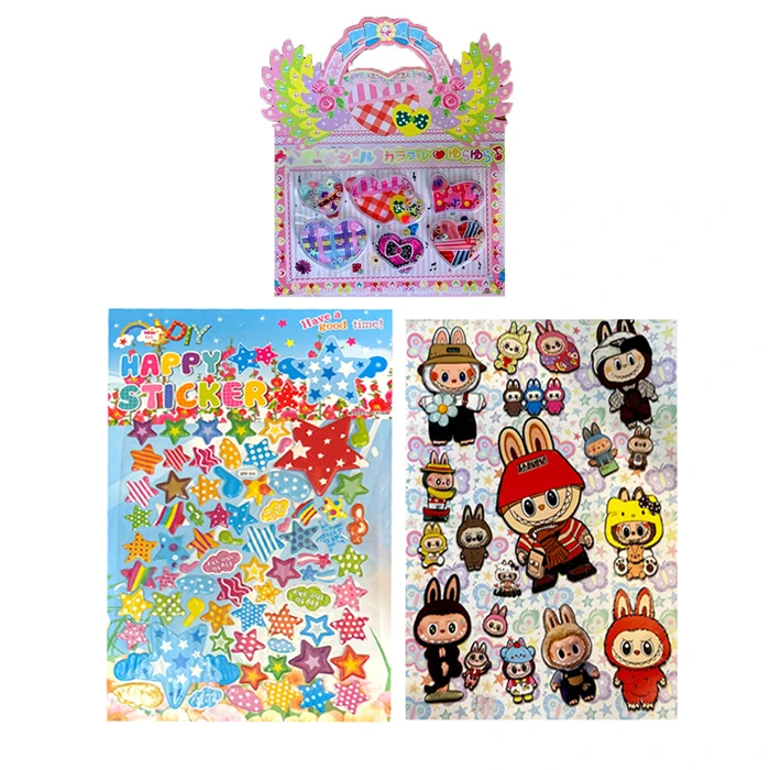 برچسب مدل فانتزی کد 4455 بسته 3 عددی