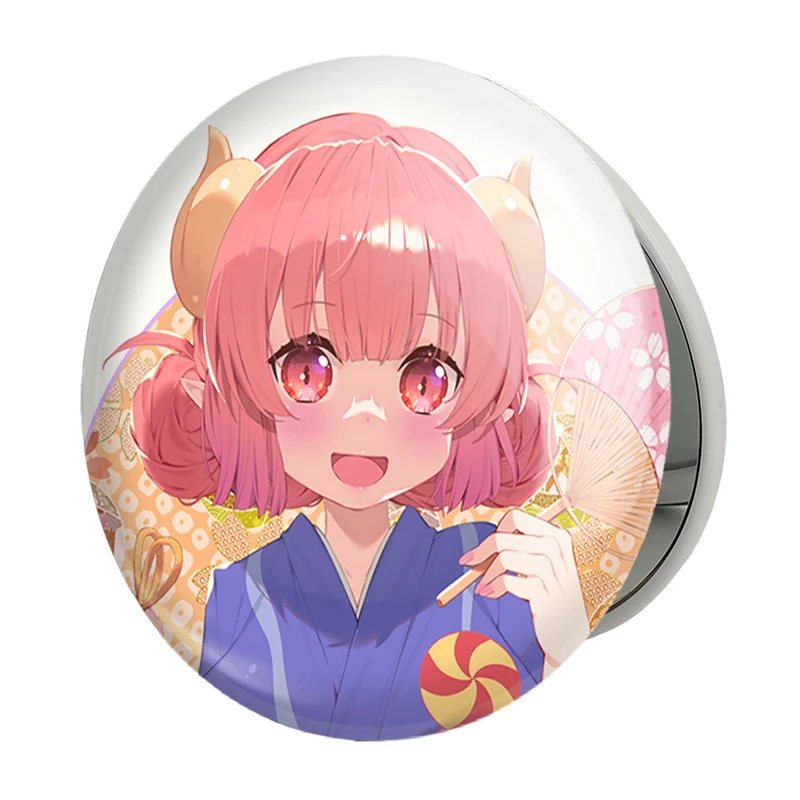 آینه جیبی خندالو طرح ایلولو انیمه اژدهای خدمتکار کوبایاشی مدل تاشو کد 36285