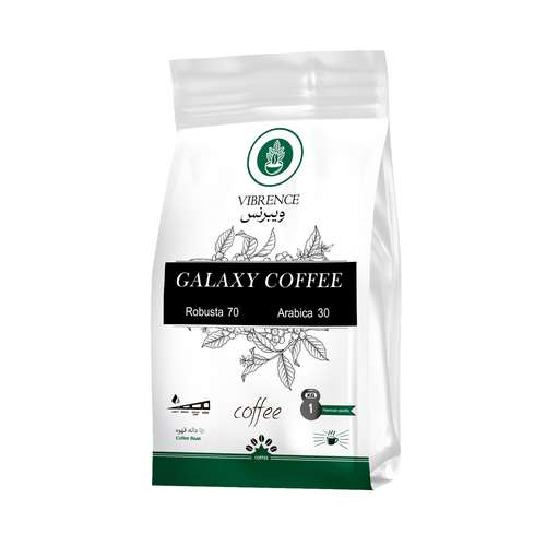 دانه قهوه 70 درصد روبوستا 30 درصد عربیکا Galaxy ویبرنس - 1 کیلوگرم