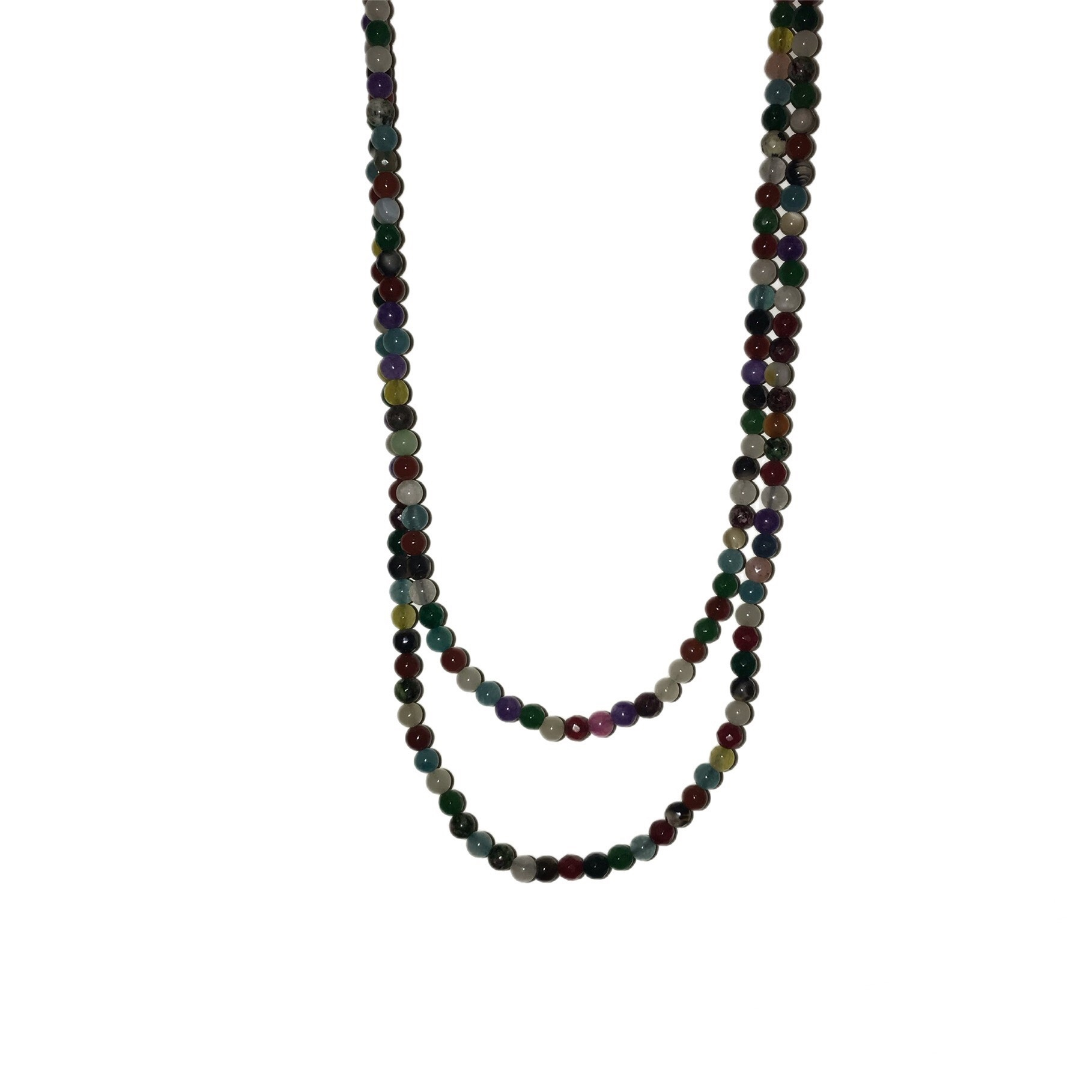 گردنبند مدل سنگ‌ هفت چاکرا کد SN-347