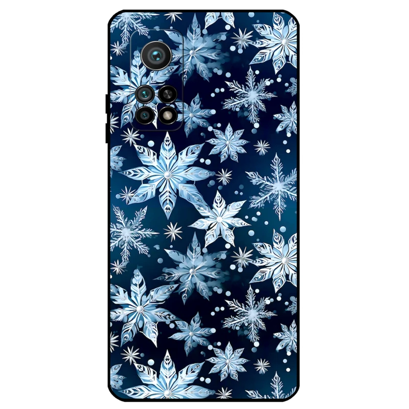 کاور مگافون طرح برف مدل 2824 مناسب برای گوشی موبایل شیائومی Mi 10T / 10T Pro 