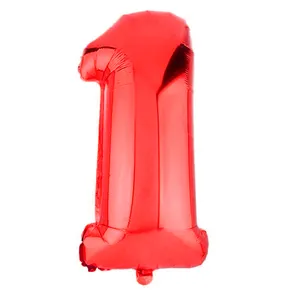 بادکنک فویلی سورتک مدل عدد یک پلاس کد STFN06 