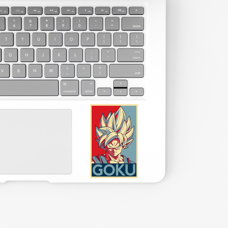 استیکر لپ تاپ و موبایل بووم طرح Anime Dragon Ball مدل RB کد FR18