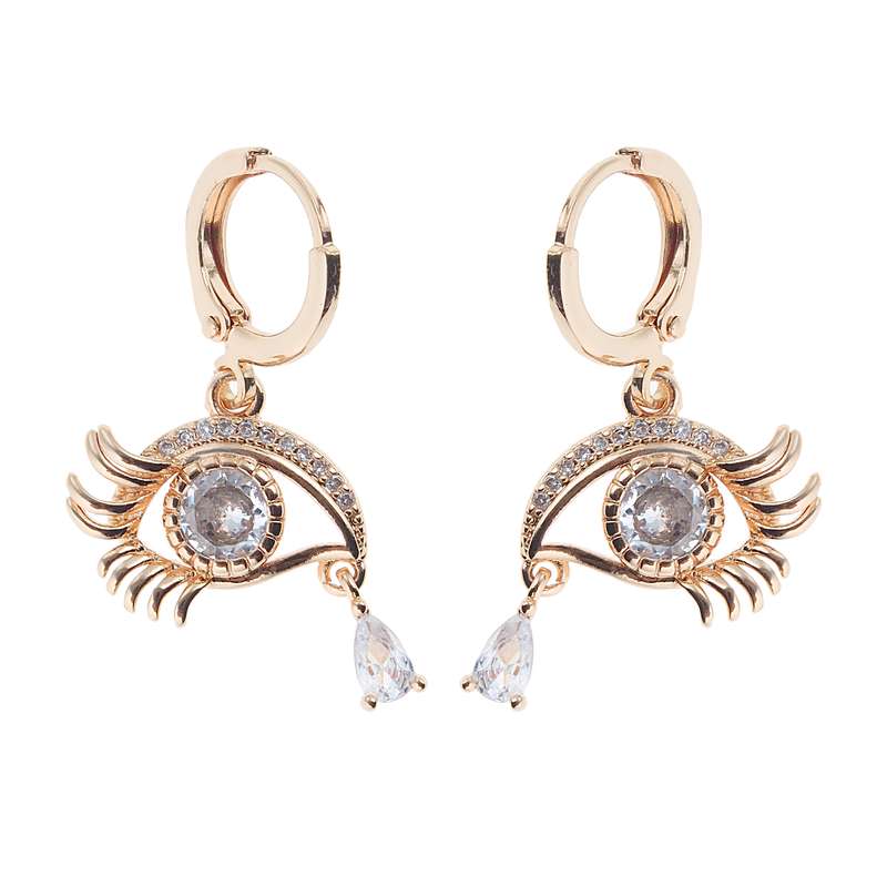 گوشواره زنانه مدل چشم و ابرو کد 488754