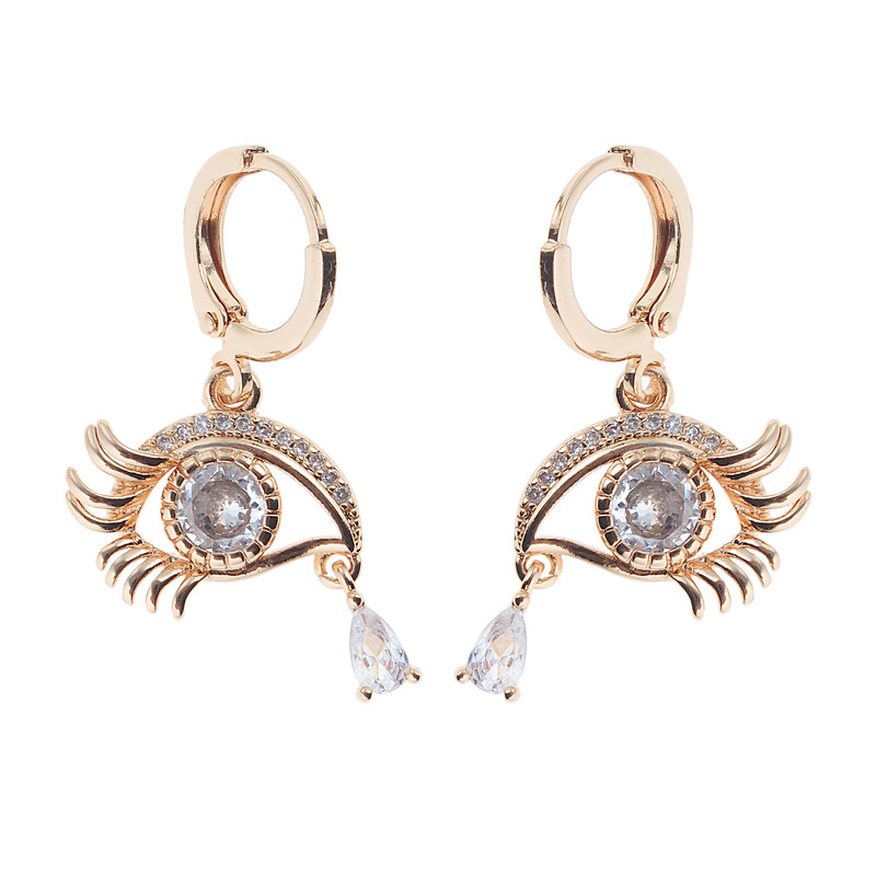 گوشواره زنانه مدل چشم و ابرو کد 488754