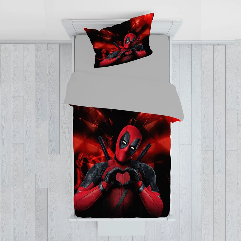 سرویس روتختی مدل مردعنکبوتی TXY387 یک نفره 5 تکه