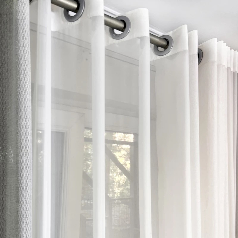 پرده مدل پانچ حریر سایز 280*300 سانتی متر