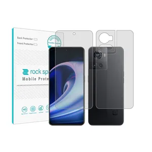 Rockspace transparent screen protector HyGEL model suitable for OnePlus Ace mobile phone with back protector