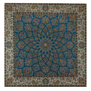 رومیزی ترمه رضایی یزد طرح زندیه کد 2124010402000