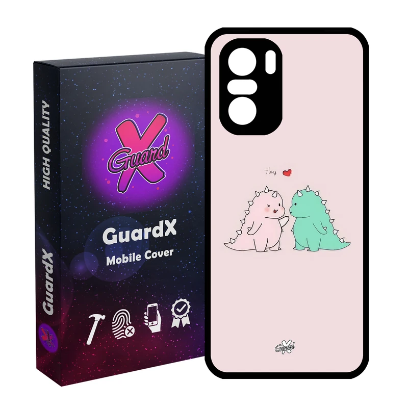 کاور گارد ایکس طرح عشق مدل Glass10653 مناسب برای گوشی موبایل شیائومی Poco F3/MI 11X/MI 11X Pro/Redmi K40/K40 Pro