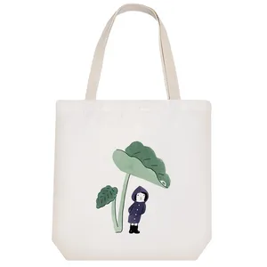 ساک خرید خندالو مدل دختر و برگ کد 9273