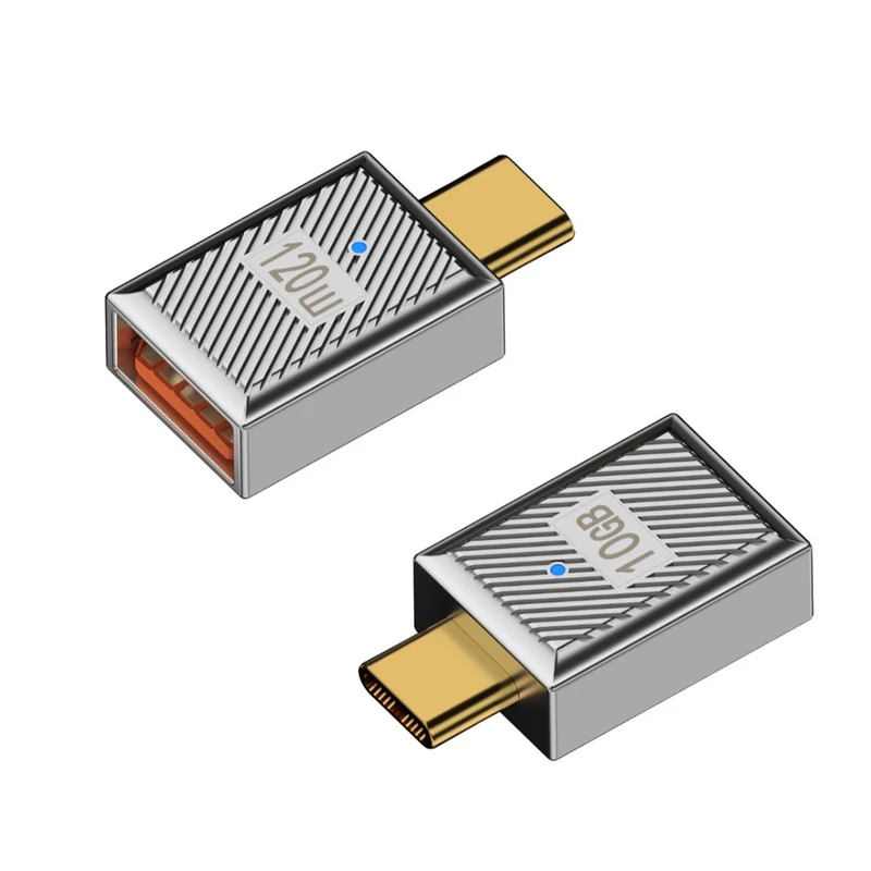 مبدل USB 3.0 به USB-C مدل OTG Titanium ST بسته دو عددی