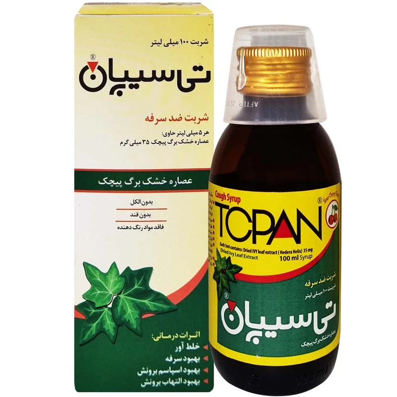 شربت ضد سرفه تی سیپان تهران شیمی - 100 میلی لیتر