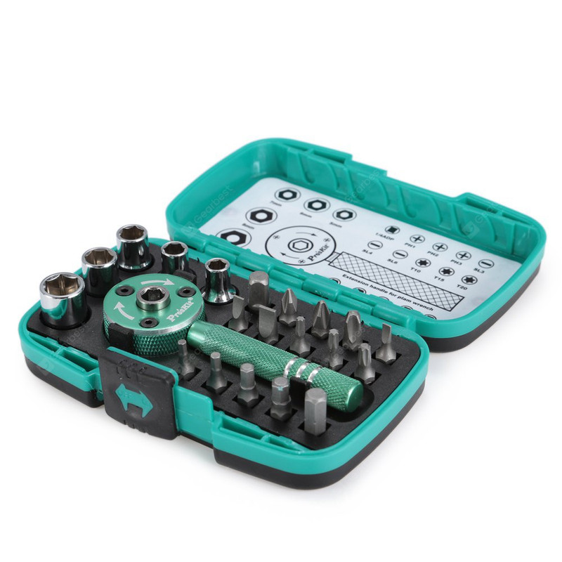 پیچ گوشتی و سری پیچ گوشتی پروسکیت مدل SD-2319M مجموعه 22 عددی پیچ گوشتی و سری پیچ گوشتی پروسکیت مدل SD-2319M مجموعه 22 عددی