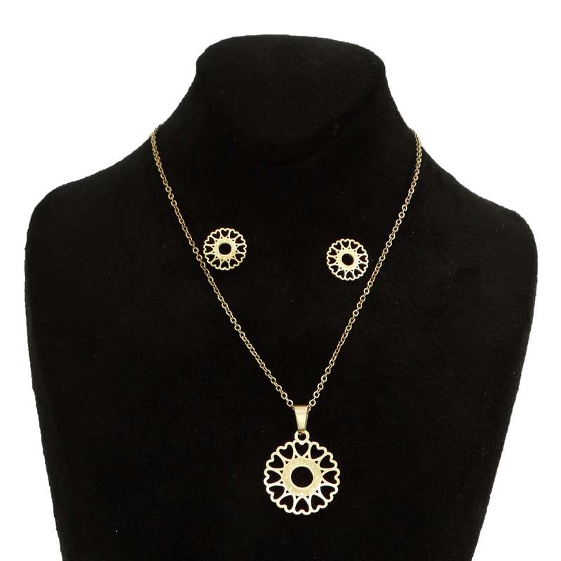 نیم ست دخترانه مدل خورشید تابان کد SZ 16