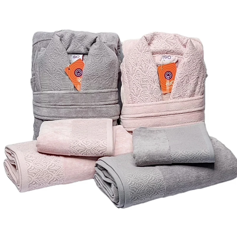 سرویس حوله پالتویی 10 تکه هیرو مدل کاریزما