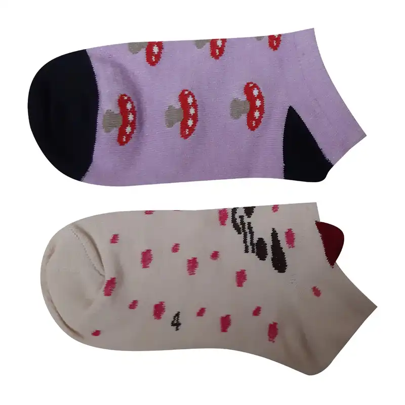 جوراب دخترانه کد 60 مجموعه 2 عددی