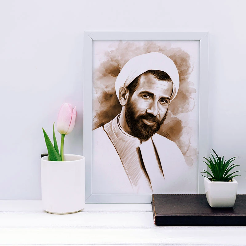 تابلو یاسین دکوراتیو مدل شهید باهنر کد SH116