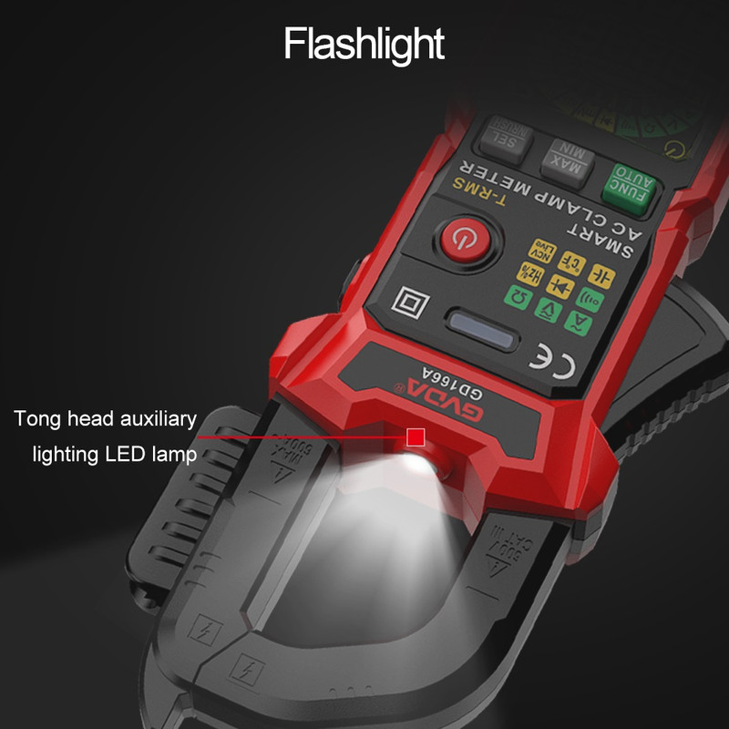 کلمپ آمپر متر جی وی دی ای مدل GD166A