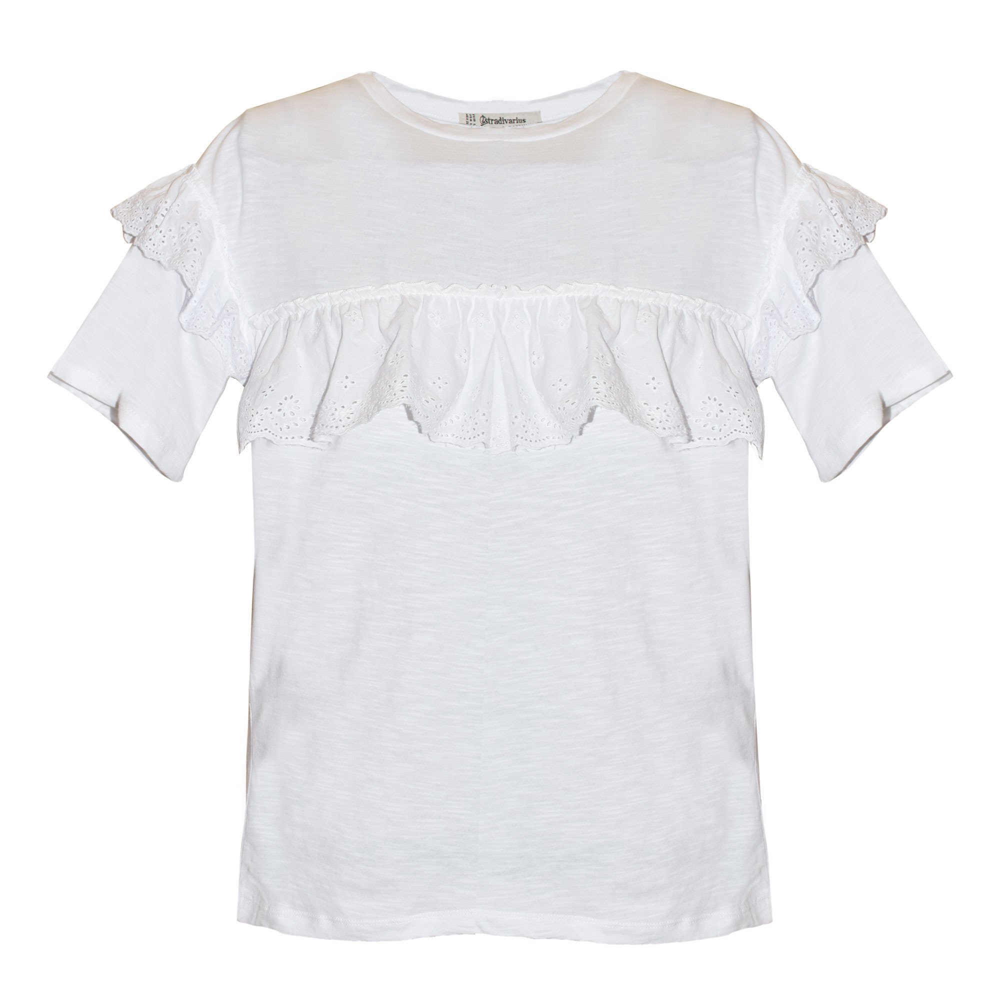 تی شرت زنانه استرادیواریوس مدل 2670105003