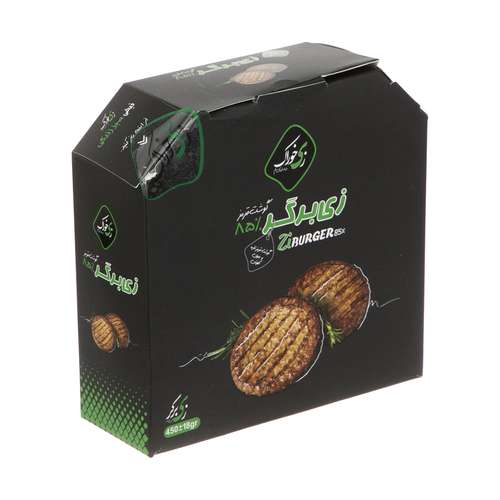 زی برگر 85 درصد گوشت قرمز زی خوراک - 450 گرم